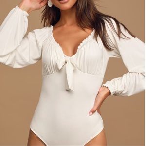 Lulu’s Ruffled Bodysuit